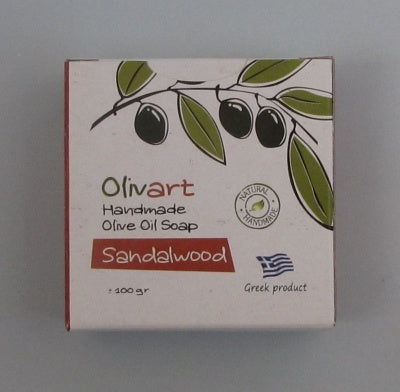 OLIVART Natural olive oil soap-Sandalwood