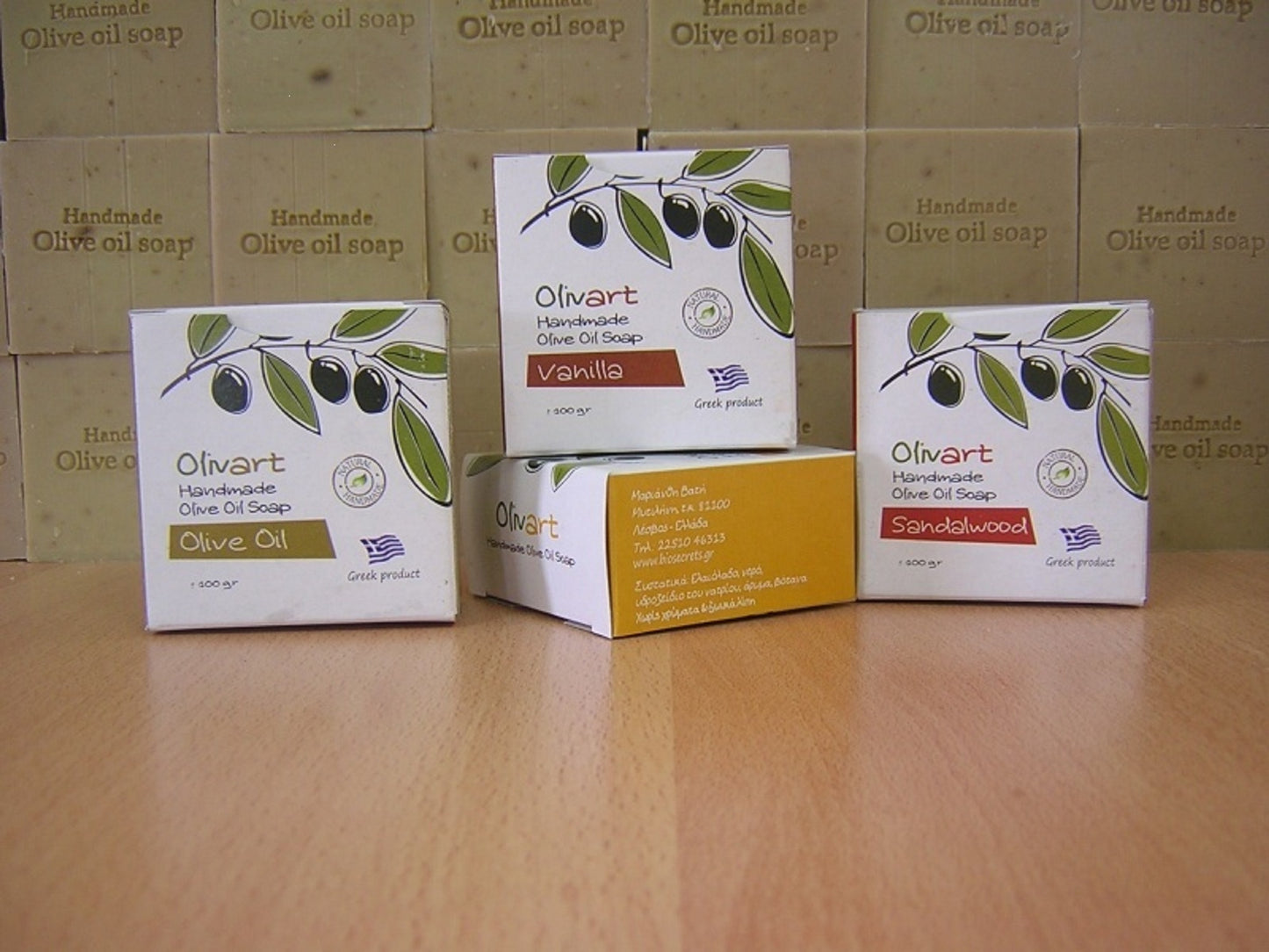 OLIVART Natural olive oil soap-Sandalwood